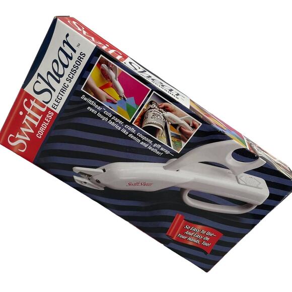 Swift Shear Cordless Electric Scissors Battery Operated Right or Left Hand NEW - Picture 1 of 2